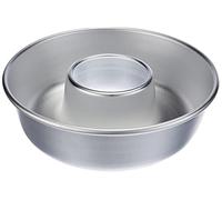 Pentole Agnelli COAL3726 Molde de rosquilla con tubo, en aluminio, plata, 26 cm
