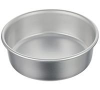 Pentole Agnelli FAMA43/824 Molde para pasteles cónico con borde, Aluminio, 24 X 24 X 8 cm