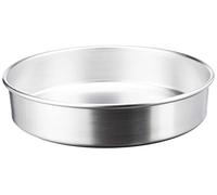 Pentole Agnelli FAMA43/838 Molde para pasteles cónico con borde, Aluminio, 38 X 38 X 8 cm