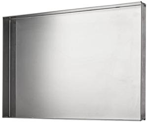 Pentole Agnelli Pastelería y pizza Bandeja rectangular de aleación de aluminio 3003 con bordes rectos, 60 x 40 x 4 cm