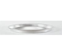 Pentole Agnelli Pasticceria - Bandeja redonda pesada para pizza, aluminio, 50 cm