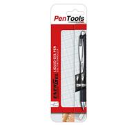 PenTools by Pentel EnerGel BLP77 Document - Bolígrafo de tinta de gel para firmar documentos, 2 unidades, color negro (VE = 6 blíster)