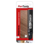 PenTools by Pentel Rotulador permanente N50XL con punta biselada extra ancha (trazo de 7,0 a 17,0 mm) para marcas grandes (1 unidad), color negro