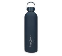 Pepe Jeans Aris Botella de Acero Inoxidable Azul 7x26,5x7 cms Acero Inoxidable by Joumma Bags