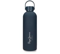 Pepe Jeans Aris Botella de Acero Inoxidable Azul con Capacidad para 500ml y Medidas 7 x 23 cms Acero Inoxidable by Joumma Bags