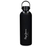 Pepe Jeans Aris Botella de Acero Inoxidable Negro con Capacidad para 500ml y Medidas 7 x 23 cms Acero Inoxidable by Joumma Bags