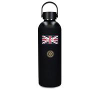 Pepe Jeans Henry Botella de Acero Inoxidable Negro 7,4x23,5x7,4 cms Acero Inoxidable by Joumma Bags