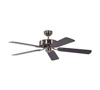 Pepeo 1336201232v3 potkuri Ventilador de techo con luz 5 palalas acabado negro