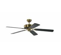 Pepeo Deckenventilator Potkuri 5 Aspas Sin Luz Antik Latón Negro 132 cm