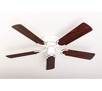 Ventilador de techo Pepeo Kisa Deluxe 105 cm blanco - Nuevo