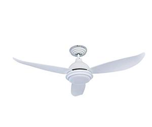 Pepeo moderna DC Ventilador de techo con luz LED y mando a distancia Raja, con ahorro de energía, blanco, 122cm, lámparas regulables, muy silencioso, para plano y salon , 5 velocidades, 3 Palas