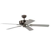 Pepeo Ventilador de techo Potkuri Plata / blanco 132 cm