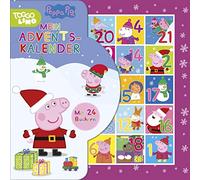 Schwager & Steinlein Calendario Adviento Peppa Pig – 24 libritos, caja recerrable desde 3 años