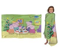 Peppa Pig Christmas Dinner Manta súper Suave con Tacto Sedoso - 91 x 147 cm