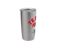 Peppa Pig Team Elf Navidad Vaso térmico de acero inoxidable de doble pared
