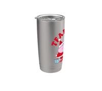 Peppa Pig Team Santa Navidad Vaso térmico de acero inoxidable de doble pared