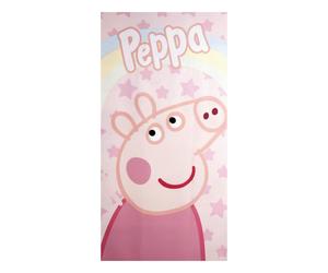 Peppa pig toalla playa poliéster 70x140 niña hasbro oficial