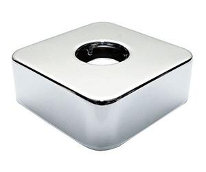 Pepte 642896614031 - Roseta con tapa de roseta (A123), color plateado