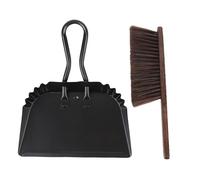Peque?o Juego de Cepillos de Sart¨¦n, Escoba Mano Port¨¢til Dust Pan Metal Cleaning Combo Pincel Polvo para la Mesa la Cocina Cagas Animales