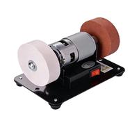 Pequeña Amoladora De Banco | Silenciosa Mini 6000 RPM Velocidad Máxima 100W,Máquina De Mesa Para Pulir Y Esmerilar | Para Metal Madera DIY Artesanía y Joyería Pulido y Esmerilado Taller Doméstico