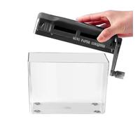 Pequeño Destructor De Papel - Destructor De Papel Manual para Oficina | Suministros De Máquina De Trituración De Papel Compactos Para El Hogar, Estudio Y Trabajo