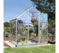 Pequeño invernadero de policarbonato Harmony Silver 1,85 x 1,26 m Palram - Canopia