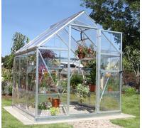 Pequeño invernadero de policarbonato Harmony Silver 1,85 x 1,86 m Palram - Canopia