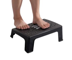 Pequeño Reposapiés Antideslizante Ergonómico con Masaje | Reposapiés de Oficina Pequeño Taburete Para Hogar Dormitorio Salón Trabajo Estudio Silla Sofá Hombres Mujeres