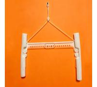 Percha Ajustable para Ropa, Percha para Pantalones, Percha transformable, Percha acrílica con Forma de Cuerpo para exhibir Ropa, con Cintura y Brazos Ajustables para Abrigos, Pantalones(2pcs)