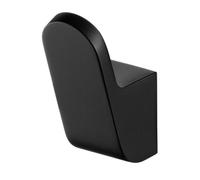 Percha Baño Negro Gancho Único