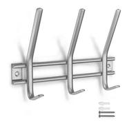 Percha doble a.inox.3 ganchos 3718