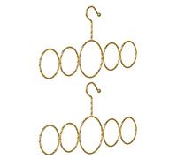 Percha para Bufandas Que Ahorra Espacio para Apartamentos pequeños Núcleos de Acero Fuertes Que sostienen múltiples Accesorios Soporte para Bufandas y Corbatas Que cuidadosamente