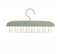 Percha para Camisetas sin Mangas, Perchas para Sujetadores para Organizador | Cuerpo de plástico, 28 x 14 x 2,5 cm, 60 g, diseño ondulado con múltiples ganchos, para sujetadores y camisetas sin mangas