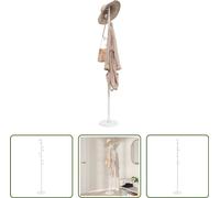 Percha para ropa "The Living Store", color blanco, 176 cm, fabricada en hierro con revestimiento de pintura en polvo