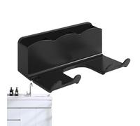 Percha para secador de pelo, organizador de baño para secador de pelo, organizador de herramientas para el cabello, colgador para secador de pelo, soporte para secadora de pared, organizador de
