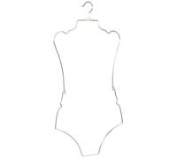 Percha plegable para ropa de baño, en metal dorado