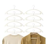 Perchas - 10 perchas resistentes de terciopelo con rotación de 360 grados - gancho para colgar para traje, puerta, abrigo, pantalones, jersey, camisas, organización del armario