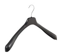 Perchas, Abrigo, Traje, 30 Piezas, Plástico, Negro, Hombros Anchos, Chaqueta, Gancho Giratorio 360°, 50 cm (EU50_00/30)