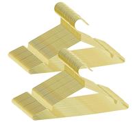 Perchas metálicas, 80 unidades, color dorado, 42 x 0,3 x 21 cm, resistentes a la corrosión