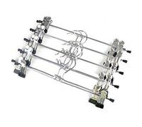 Perchas Metálicas para Pantalones, 30.5cm de Largo Perchas Metal con Pinzas Clips Antideslizantes para Pantalones, Ropa Interior, Faldas, Calcetines (100PC)