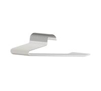 Perchas para Pantalones Relaxdays, Set de 20, Antideslizantes, ahorradoras de Espacio, HBT: 17,5 x 35 x 0,5 cm, Blancas.