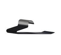 Perchas para Pantalones Relaxdays, Set de 20, Antideslizantes, ahorran Espacio, HBT: 17,5 x 35 x 0,5 cm, Negras.