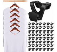 Perchas para ropa, 60 unidades, color , diseño que ahorra espacio, ideales para guardar ropa