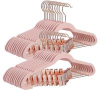 Perchas para ropa Famanu con superficie antideslizante - 24 unidades
