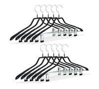Perchas ropa metal 22,5 cm 0,4 kg perchas antideslizantes perchas metálicas