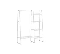 Perchero 5 Estantes 40 x 101,7 x 153,3 cm Blanco Mate
