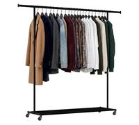 Perchero bernis metal negro 45x142x165 cm