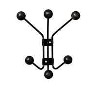 Maze Perchero de pared Bill XS negro