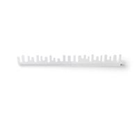 Design House Stockholm Set de 2 percheros de pared Wave blanco