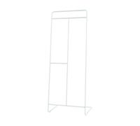 Perchero burro sandviken acero 166x63x48 cm - blanco [en.casa]